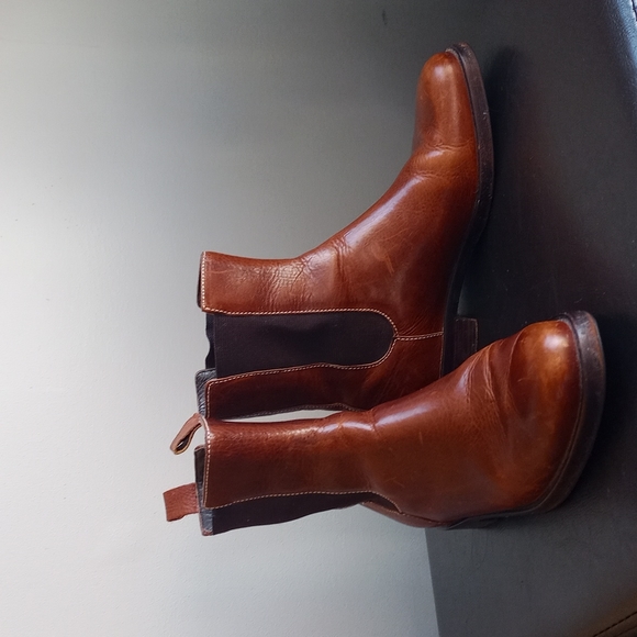 Lauren Ralph Lauren Leather Chelsea Boots - Picture 1 of 11